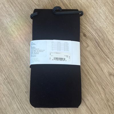New JCPenney Black XL Opaque Control Top Tights
